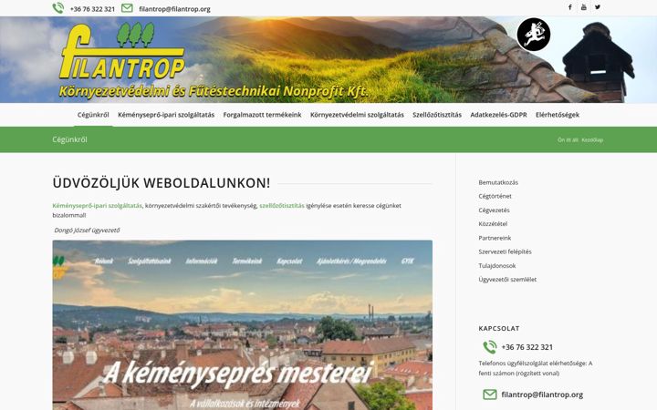Screenshot of filantrop.org