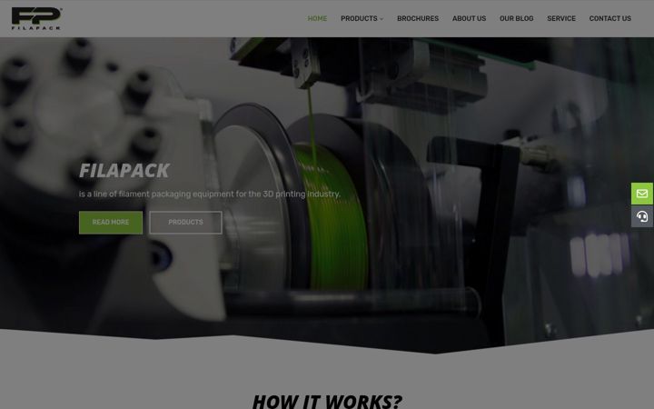 Screenshot of filapack.com