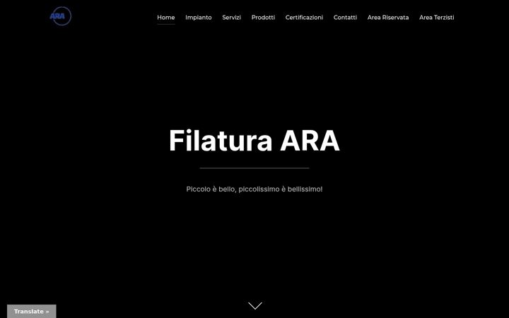 Screenshot of filara.it