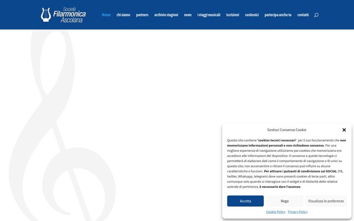 Screenshot ta' filarmonica-ascolana.it