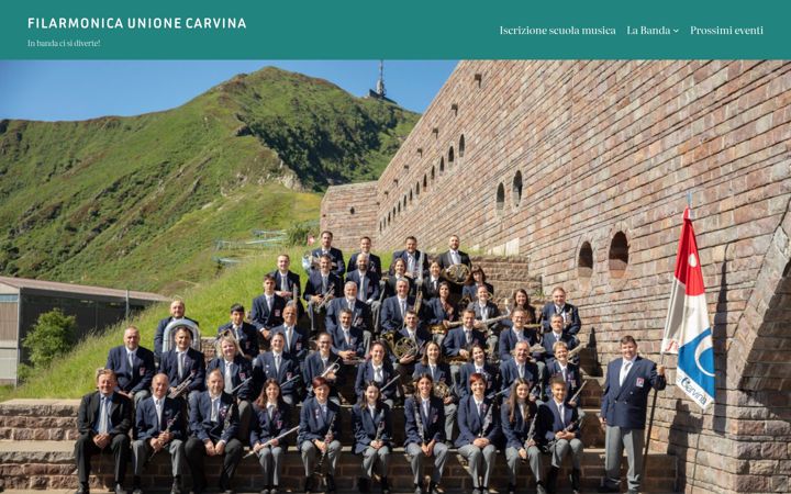 Screenshot of filarmonicacarvina.ch