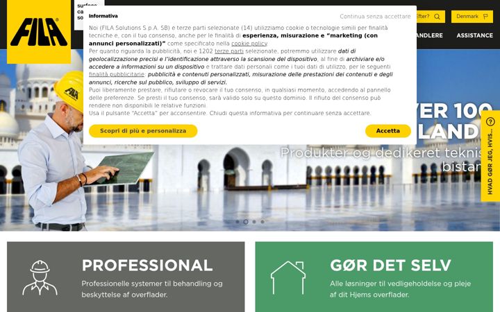 Screenshot of filasolutions.com