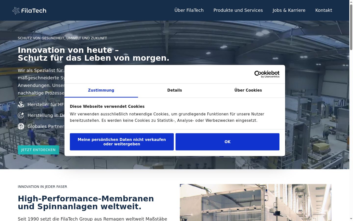 Screenshot tal-banner tal-kunsens muri qabel kwalunkwe interazzjoni