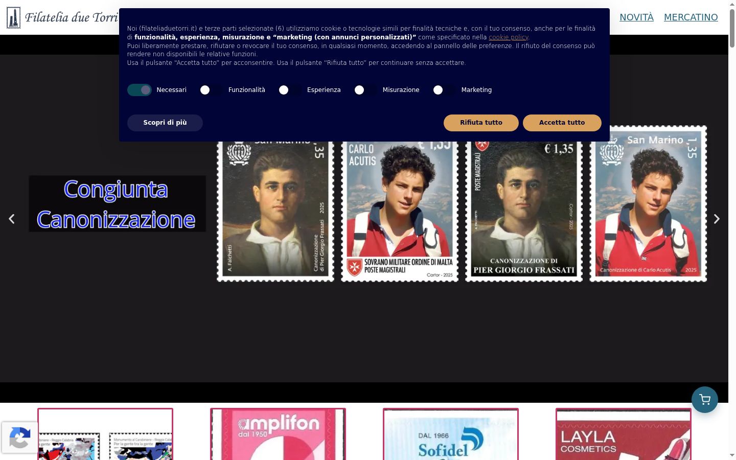 Screenshot tal-banner tal-kunsens muri qabel kwalunkwe interazzjoni