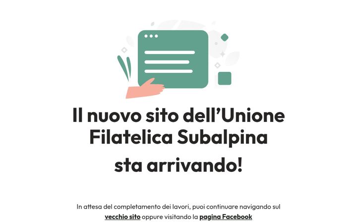 Screenshot of filateliasubalpina.it