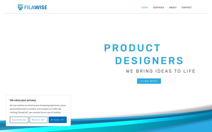 Screenshot of filawise.com