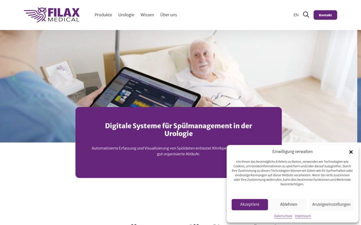 Screenshot of filax-medical.com