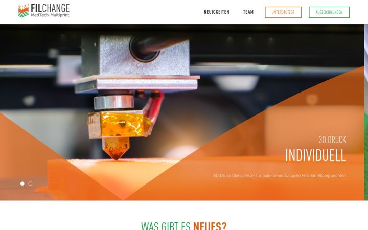 Screenshot of filchange.de