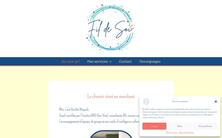 Screenshot of fildesoi.be