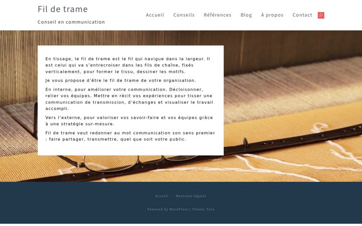 Screenshot of fildetrame.com