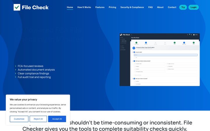 Screenshot di filecheck.co.uk