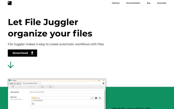 Screenshot of filejuggler.com