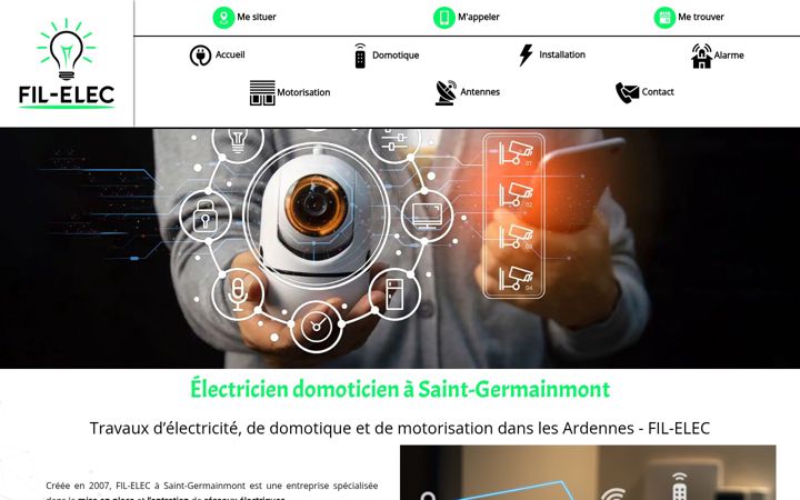 Screenshot of filelec.fr