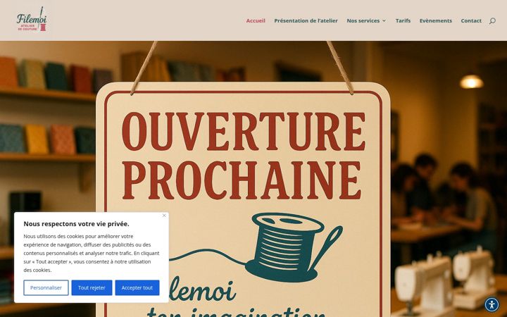 Screenshot of filemoi.fr