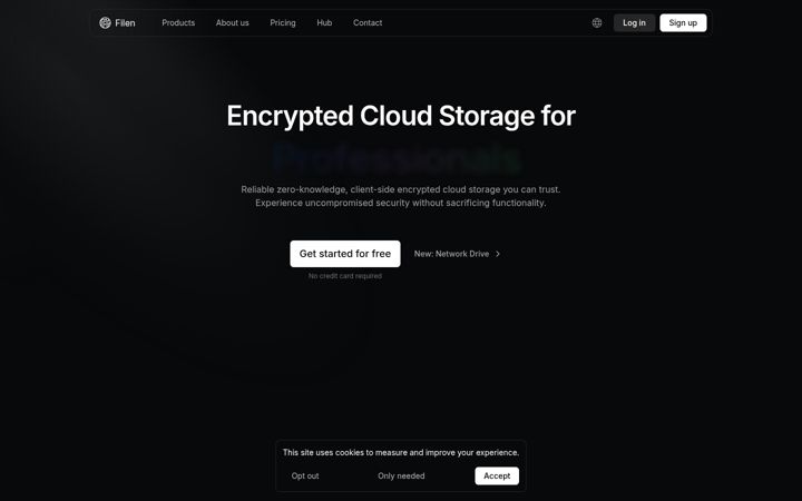 Screenshot ta' filen.net
