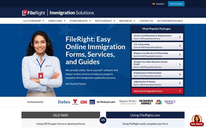 Screenshot of fileright.net