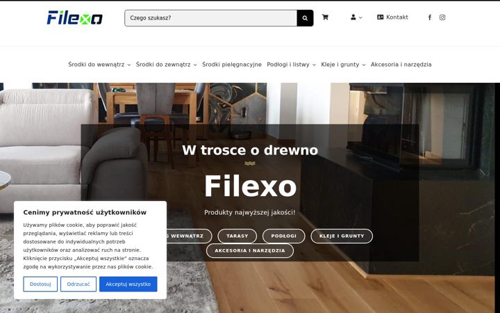 Screenshot of filexo.pl