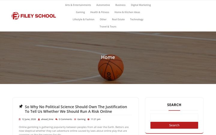 Screenshot of fileyschool.com