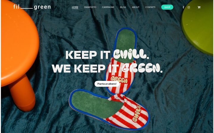 Screenshot ta' filgreen.it
