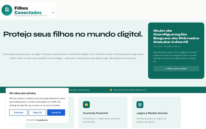 Screenshot of filhosconectados.com