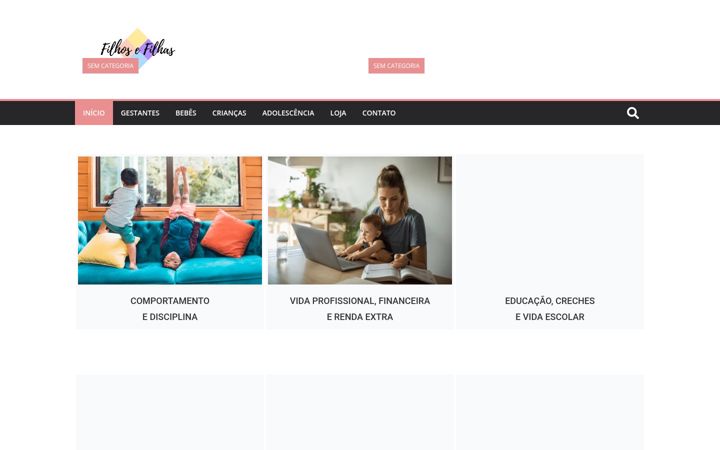 Screenshot of filhosefilhas.com