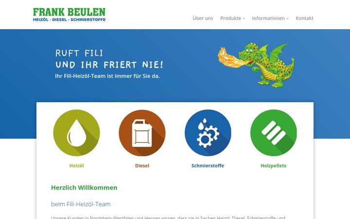 Screenshot of fili-heizoel.de