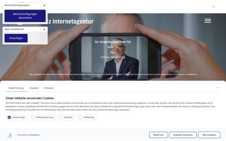 Screenshot of filial-netz.de