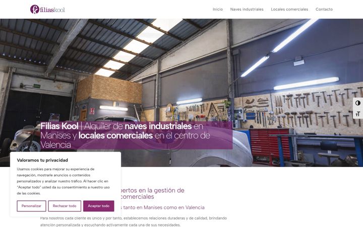 Screenshot of filiaskool.es