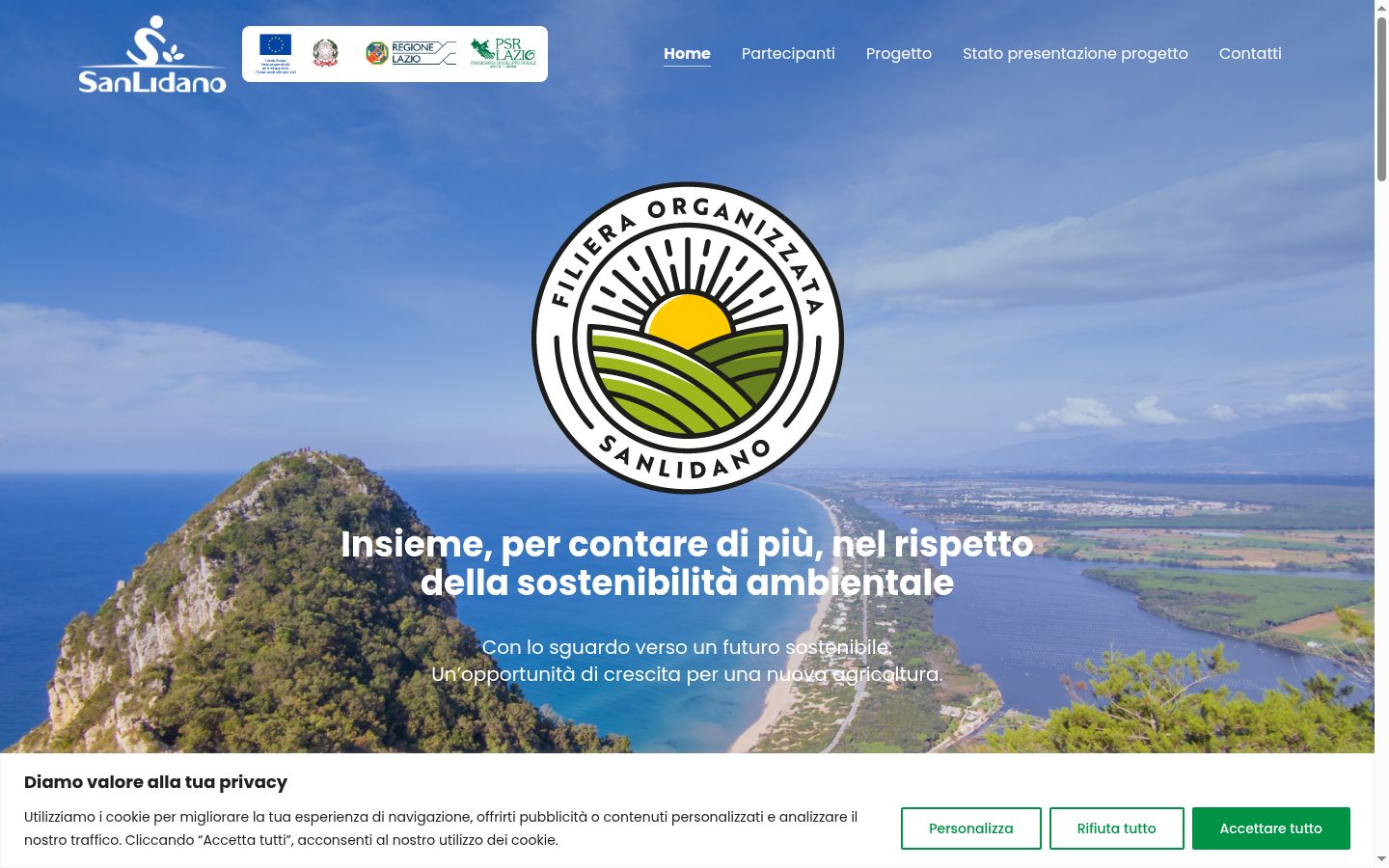 Captura de ecrã do banner de consentimento apresentado antes de qualquer interação