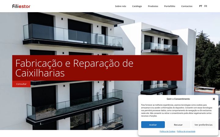 Screenshot of filiestor.com