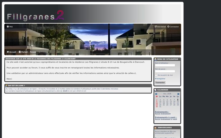 Screenshot of filigranes2.fr