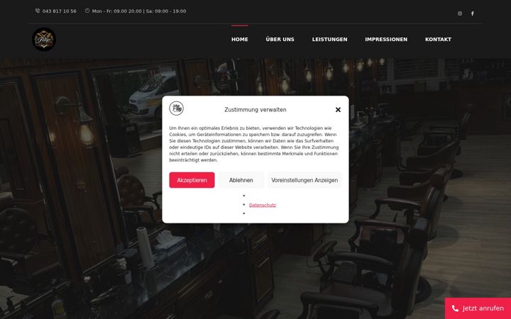 Screenshot of filip-coiffeur.ch
