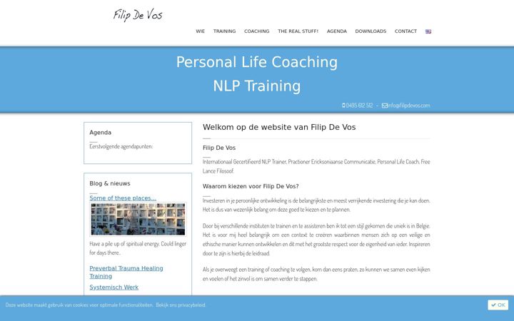 Screenshot of filipdevos.com