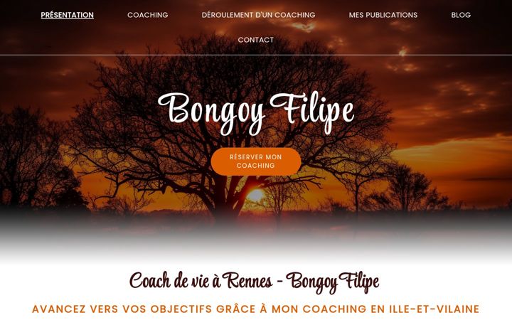 Screenshot of filipe-bongoy.fr