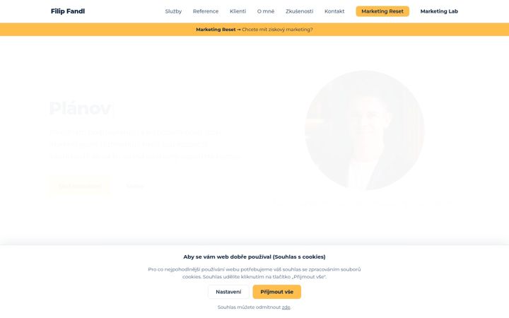 Screenshot of filipfandl.cz