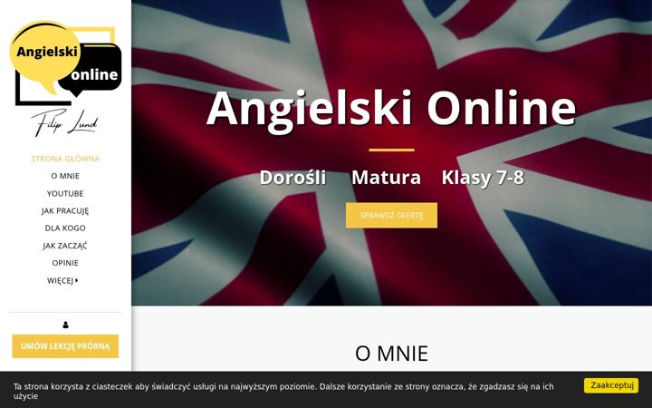 Screenshot of filiplund.pl