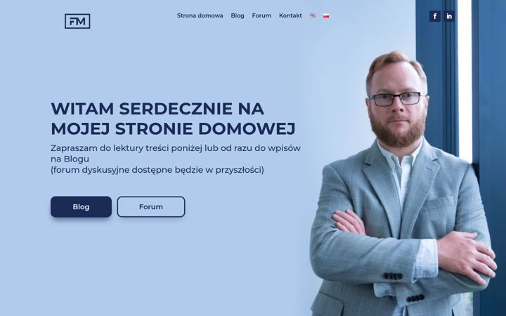 Screenshot of filipm.pl