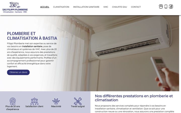 Screenshot of filippi-plomberie.fr