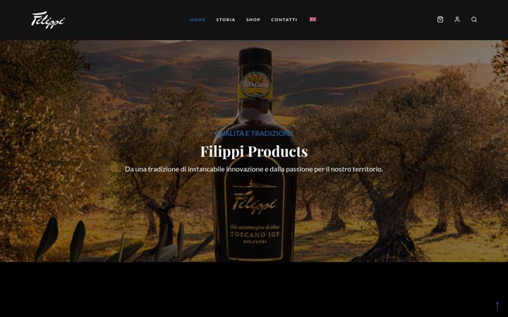 Screenshot ta' filippiproducts.it