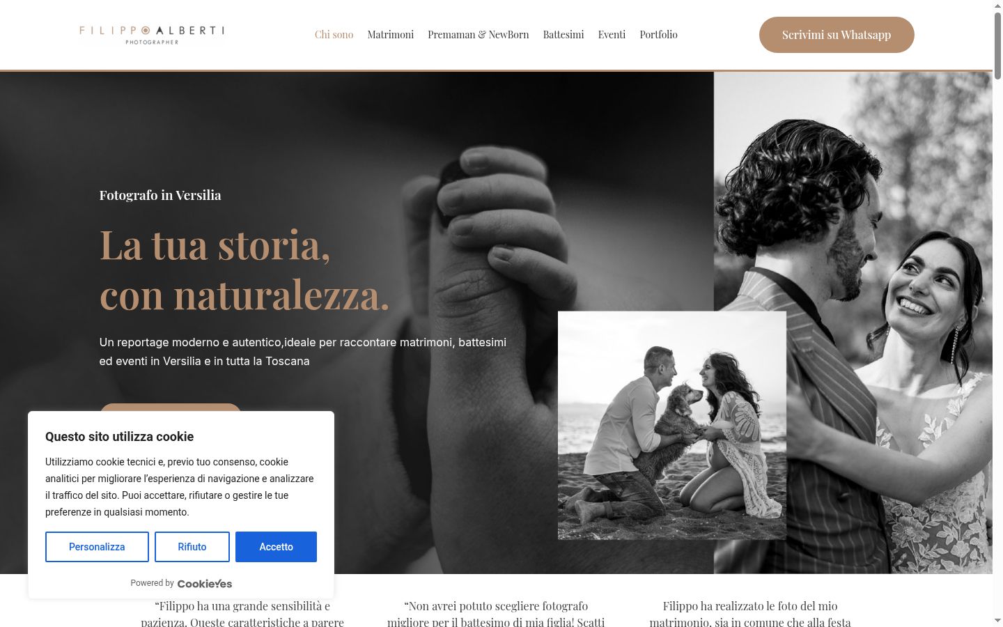 Screenshot tal-banner tal-kunsens muri qabel kwalunkwe interazzjoni