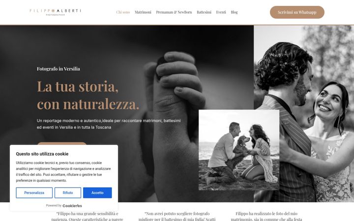 Screenshot ta' filippoalberti.it