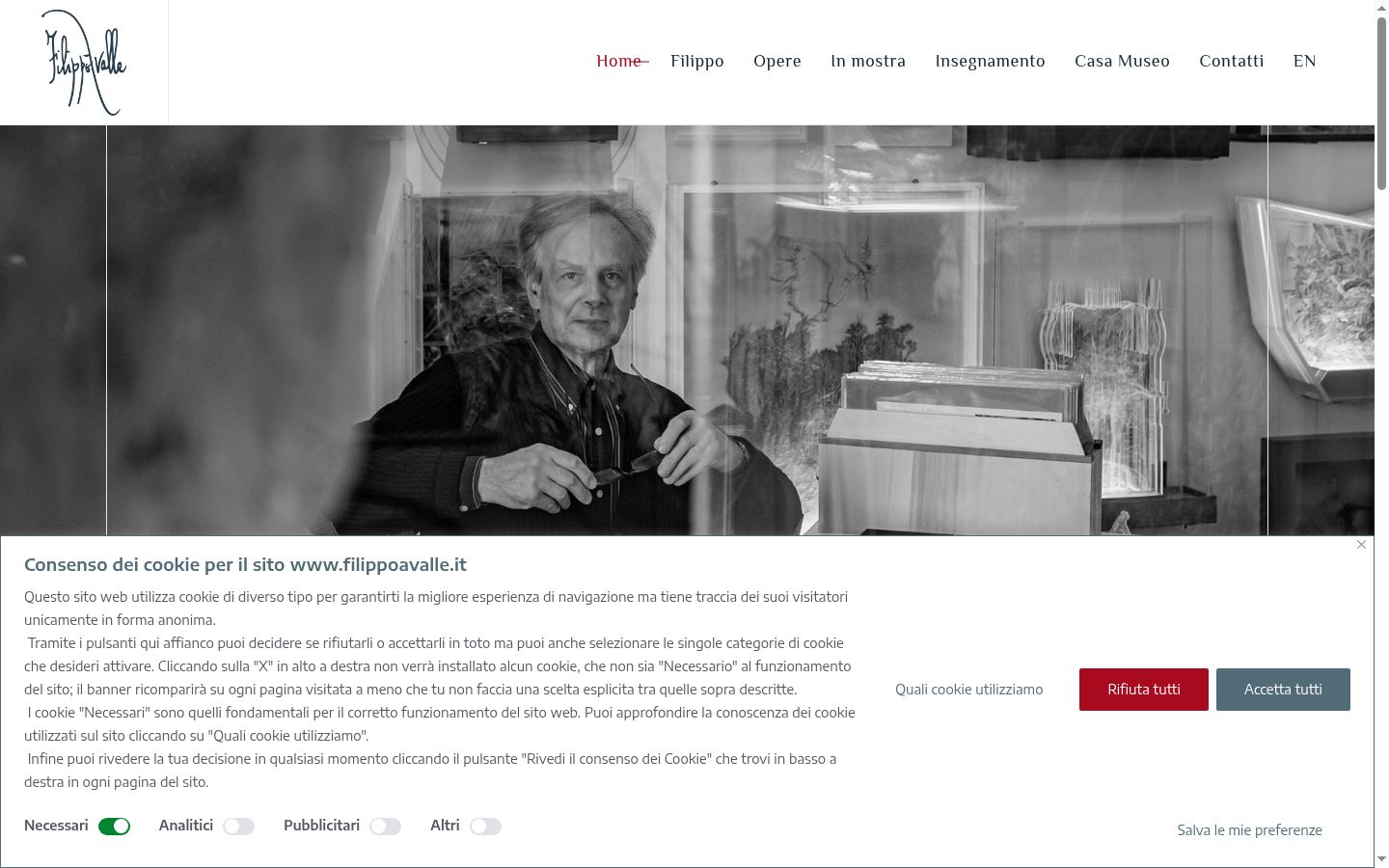 Screenshot tal-banner tal-kunsens muri qabel kwalunkwe interazzjoni