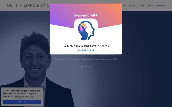 Screenshot ta' filippobianchini.it