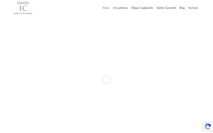 Screenshot stránky filippocogliandrochef.it