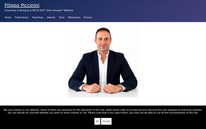 Screenshot of filippopiccinini.altervista.org
