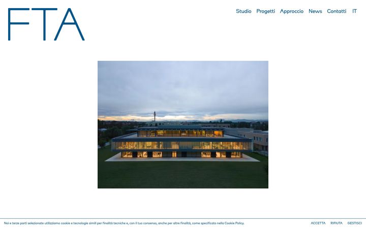 Screenshot of filippotaidelli.com