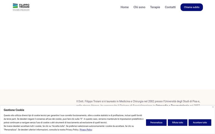 Screenshot di filippotroiani.it