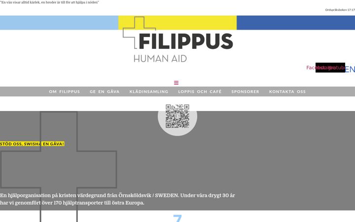 Screenshot of filippus.se