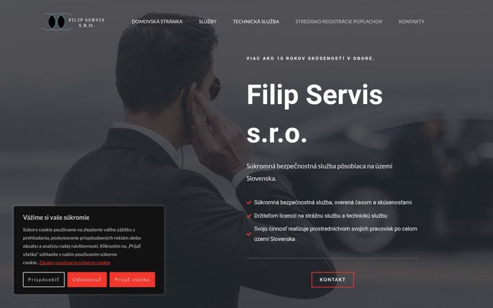 Screenshot of filipservis.sk