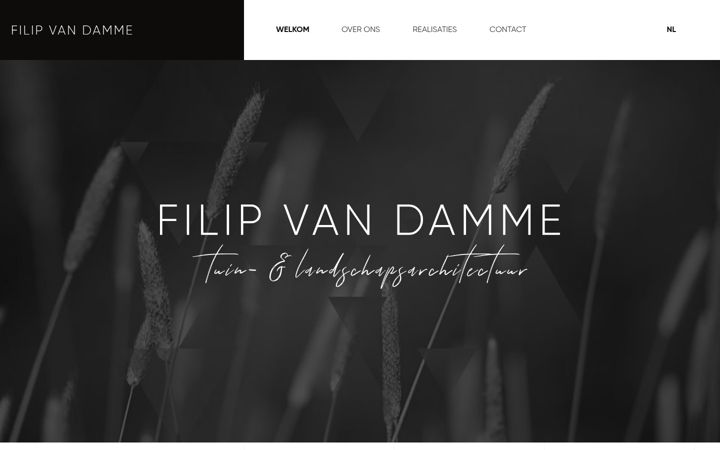 Screenshot of filipvandamme.be